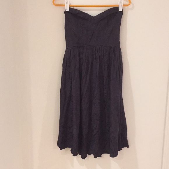Navy ANTHROPOLOGIE dress - Picture 3 of 6